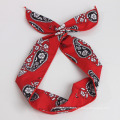 Fashion Floral Red Fabric Headband for Women Accessories